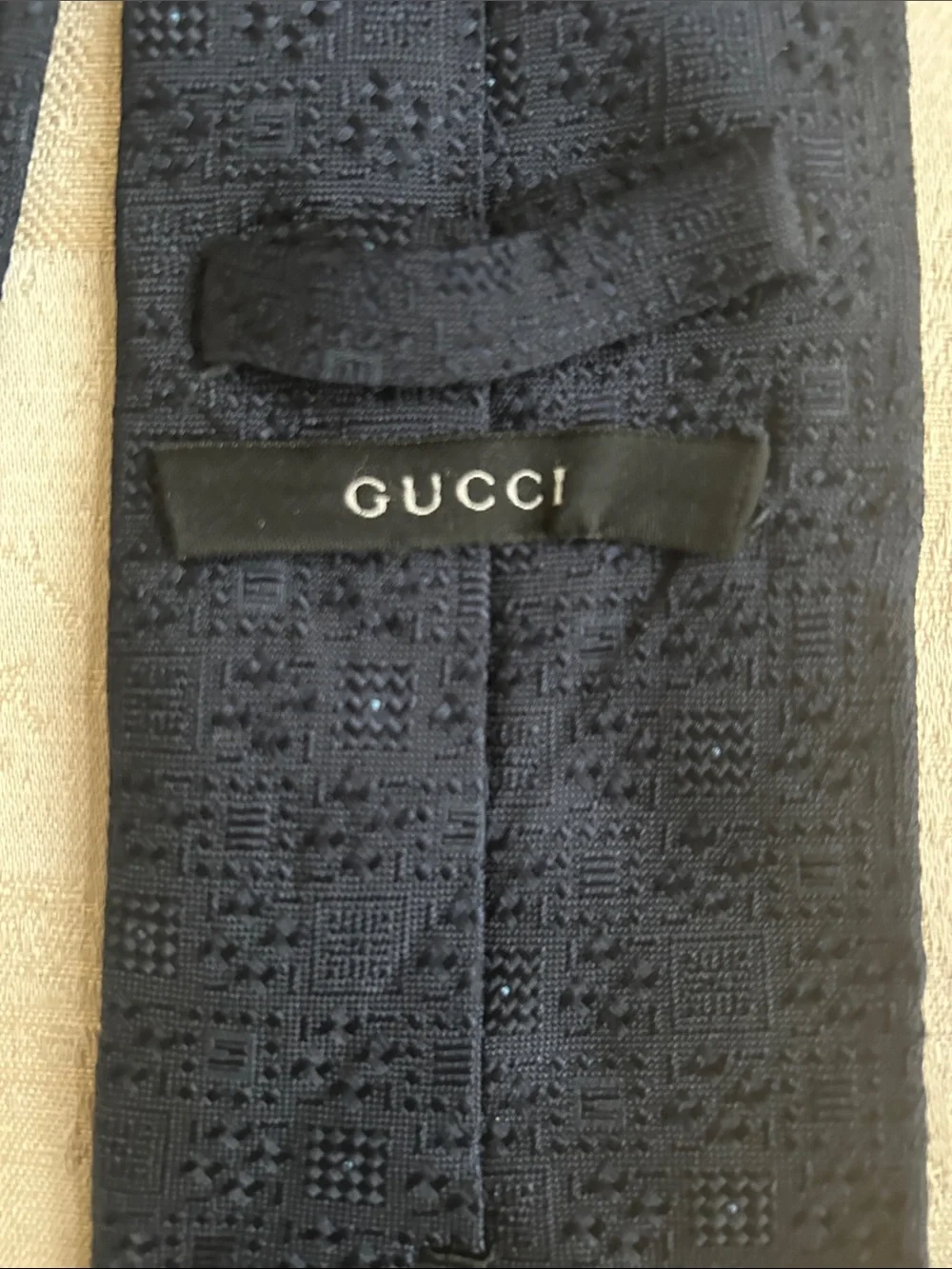 Gucci Solid BlueMen's Neck Tie